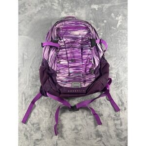 light purple north face backpack The Jester Everyday Laptop Backpack, Ashen Purp/Blk, OSFA The women Light Purple Black North Face